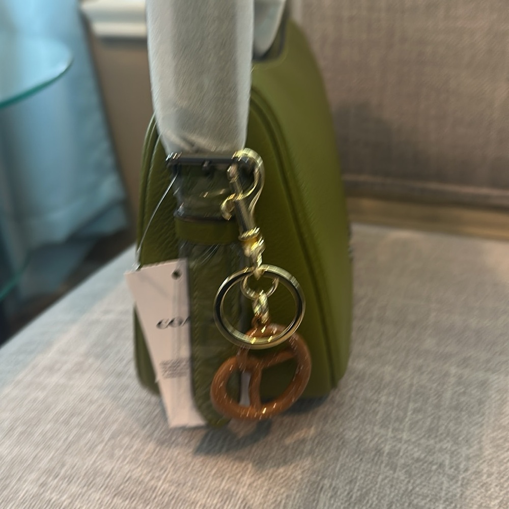 NEW- Coach Kailey Shoulder Bag Qb/bright olive - Picture 9 of 14